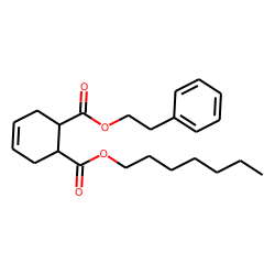 cis-Cyclohex-4-en-1,2-dicarboxylic acid, heptyl phenethyl ester