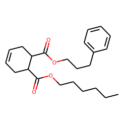 cis-Cyclohex-4-en-1,2-dicarboxylic acid, hexyl 3-phenylpropyl ester