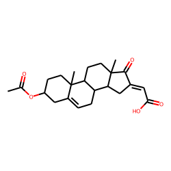 5-Androstene-3beta-ol,17-one-16-ylidenacetic acid, 3-acetate