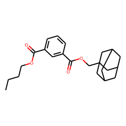 Isophthalic acid, 1-adamantylmethyl butyl ester