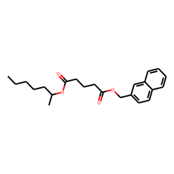 Glutaric acid, hept-2-yl (2-naphthyl)methyl ester
