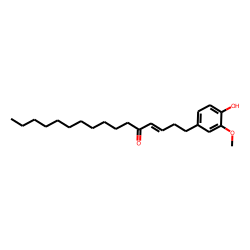 (E)-1-(4-Hydroxy-3-methoxyphenyl)hexadec-3-en-5-one