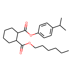 1,2-Cyclohexanedicarboxylic acid, hexyl 4-isopropylphenyl ester