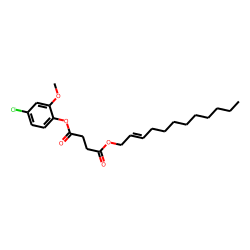 Succinic acid, dodec-2-en-1-yl 4-chloro-2-methoxyphenyl ester