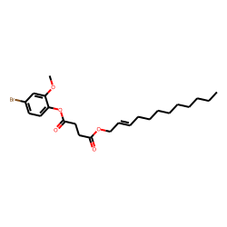 Succinic acid, dodec-2-en-1-yl 4-bromo-2-methoxyphenyl ester