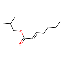2-Heptenoic acid, isobutyl ester