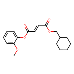 Fumaric acid, 2-methoxyphenyl cyclohexylmethyl ester