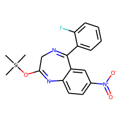 N-Desmethylflunitrazepam, trimethylsilyl derivative