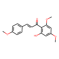 (E)-1-(2-Hydroxy-4,6-dimethoxyphenyl)-3-(4-methoxyphenyl)prop-2-en-1-one
