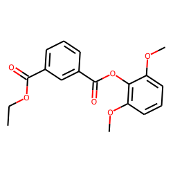 Isophthalic acid, 2,6-dimethoxyphenyl ethyl ester