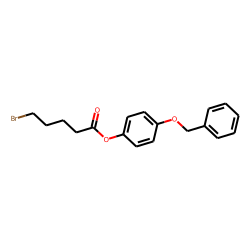 5-Bromovaleric acid, 4-benzyloxyphenyl ester