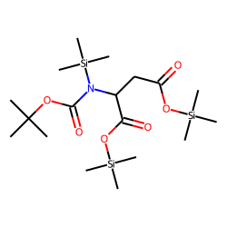 N-(tert-Butoxycarbonyl)-L-aspartic acid, N-trimethylsilyl-, bis(trimethylsilyl) ester