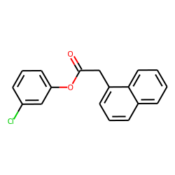 1-Naphthaleneacetic acid, 3-chlorophenyl ester