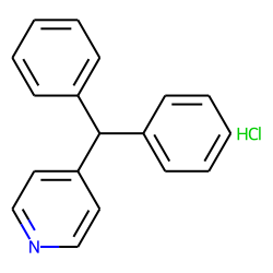 Pyridine, 4-diphenylmethyl-, hydrochloride