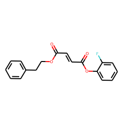 Fumaric acid, 2-phenethyl 2-fluorophenyl ester