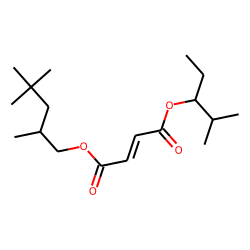 Fumaric acid, 2,4,4-trimethylpentyl 2-methylpent-3-yl ester
