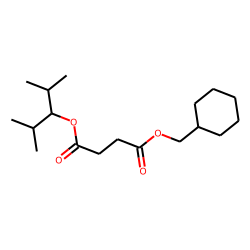 Succinic acid, cyclohexylmethyl 2,4-dimethylpent-3-yl ester