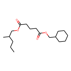 Glutaric acid, cyclohexylmethyl 2-methylpentyl ester