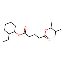 Glutaric acid, 3-methylbut-2-yl 2-ethylcyclohexyl ester