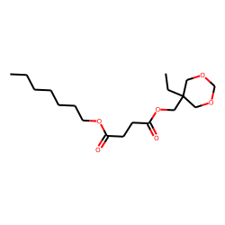 Succinic acid, (5-ethyl-1,3-dioxan-5-yl)methyl heptyl ester