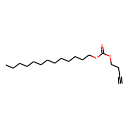 Carbonic acid, but-3-yn-1-yl tridecyl ester
