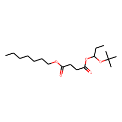 Succinic acid, heptyl 1-tert-butoxyprop-2-yl ester