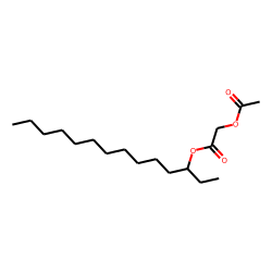 Acetoxyacetic acid, 3-tetradecyl ester