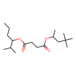 Succinic acid, 4,4-dimethylpent-2-yl 2-methylhex-3-yl ester