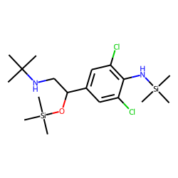 Clenbuterol, N,O-bis(trimethylsilyl) deriv.