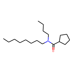 Cyclopentanecarboxamide, N-butyl-N-octyl-