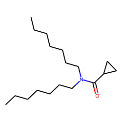 Cyclopropanecarboxamide, N,N-diheptyl-