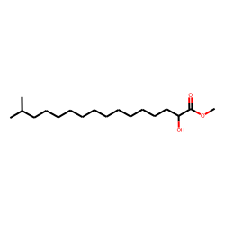 Hexadecanoic acid, 2-hydroxy-15-methyl, methyl ester