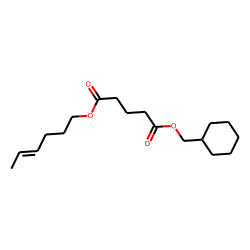 Glutaric acid, hex-4-en-1-yl cyclohexylmethyl ester