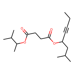 Succinic acid, 3-methylbut-2-yl 2-methyloct-5-yn-4-yl ester