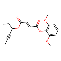 Fumaric acid, 2,6-dimethoxyphenyl hex-4-yn-3-yl ester