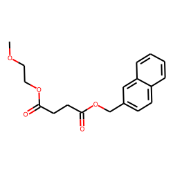Succinic acid, naphth-2-ylmethyl 2-methoxyethyl ester