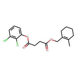 Succinic acid, 2,3-dichlorophenyl (2-methylcyclohex-1-en-1-yl)methyl ester