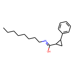 1-Cyclopropanecarboxamide, 2-phenyl-N-octyl-