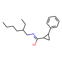 1-Cyclopropanecarboxamide, 2-phenyl-N-2-ethylhexyl-