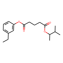 Glutaric acid, 3-methylbut-2-yl 3-ethylphenyl ester