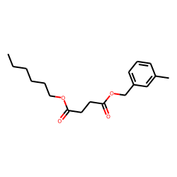 Succinic acid, hexyl 3-methylbenzyl ester