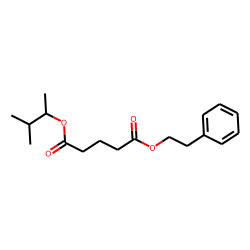 Glutaric acid, 3-methylbut-2-yl phenethyl ester