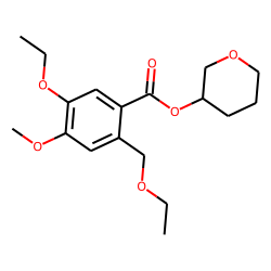 Benzoic acid 5-ethoxy-2-ethoxymethyl-4-methoxy-tetrahydro-pyran-3-yl ester