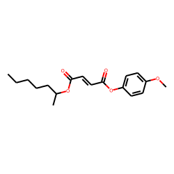 Fumaric acid, 4-methoxyphenyl hept-2-yl ester