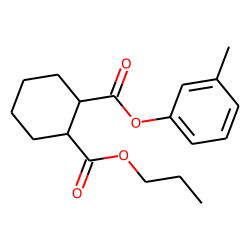 1,2-Cyclohexanedicarboxylic acid, 3-methylphenyl propyl ester