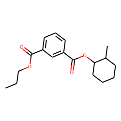 Isophthalic acid, 2-methylcyclohexyl propyl ester