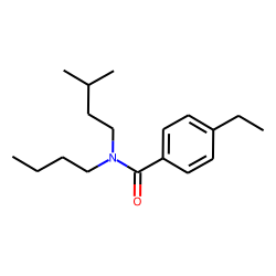 Benzamide, 4-ethyl-N-butyl-N-3-methylbutyl-