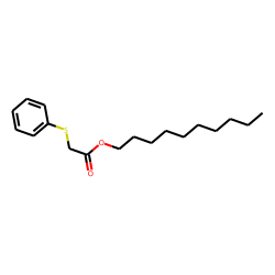 (Phenylthio)acetic acid, decyl ester