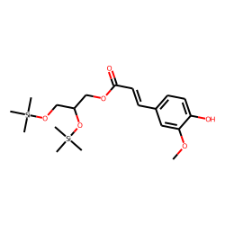 Ferulic acid, 2,3-bis((trimethylsilyl)oxy)propyl ester