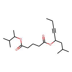 Glutaric acid, 3-methylbut-2-yl 2-methyloct-5-yn-4-yl ester